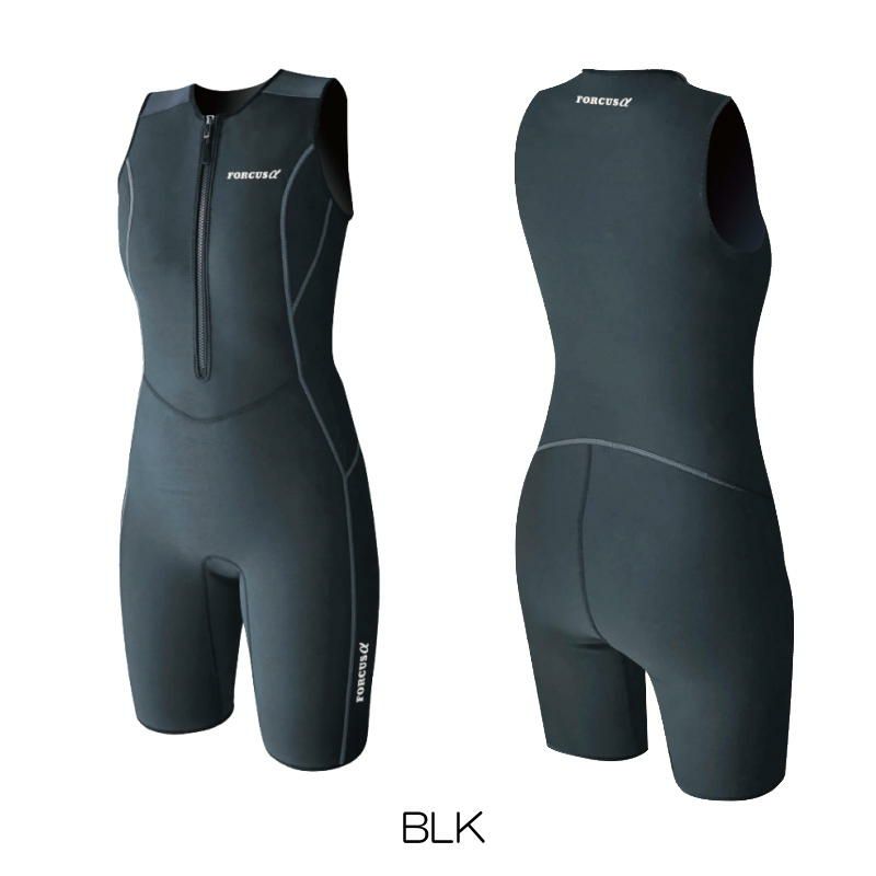 FORCUSαフォーカスアルファ女性用保温水着レディースショートジョンASJ-2302