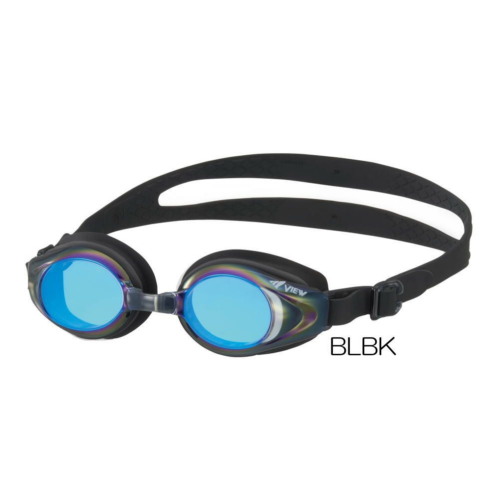 VIEWビュースイミングレーシングゴーグル水泳クッション付きジュニア用ミラーレンズ