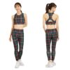 クラップCLAPホーリーチェックレギンスレディーススポーツアパレルトレーニングフィットネス女性CL25022