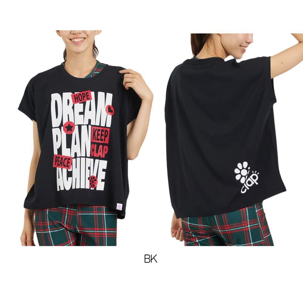 クラップCLAPドリームプランアチーブドルマンエルレディーススポーツアパレルトレーニングフィットネス女性CTS25083