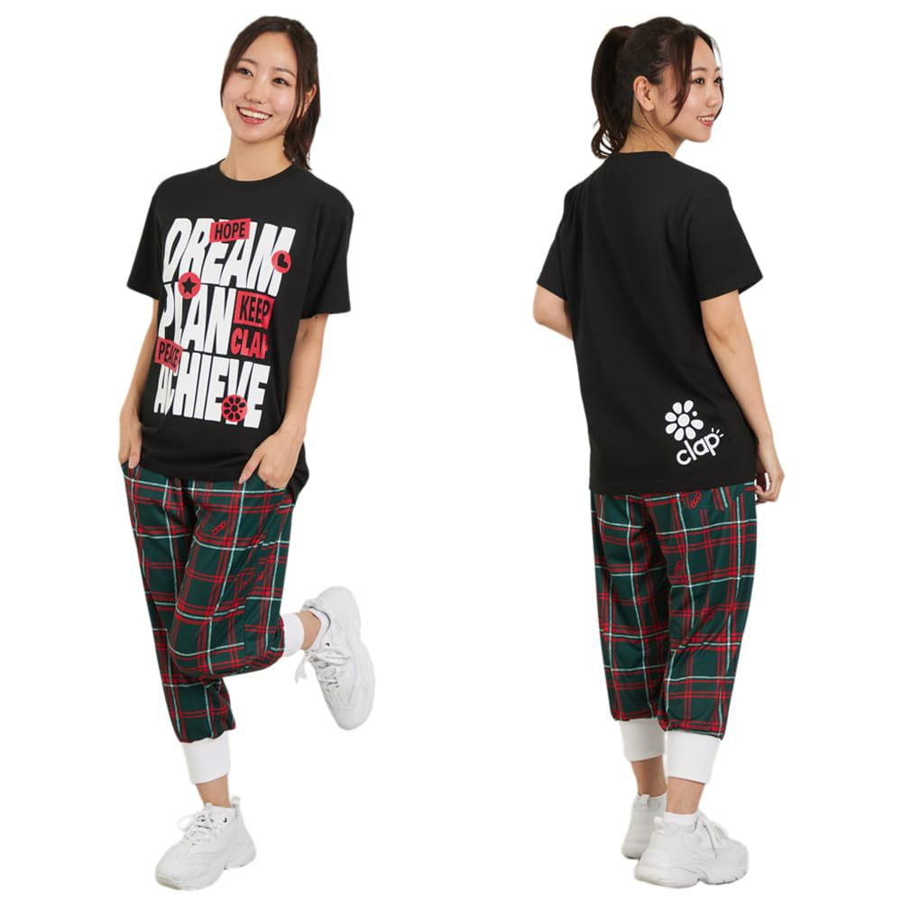 クラップCLAPドリームプランアチーブティーレディーススポーツアパレルトレーニングフィットネス女性CTS25084