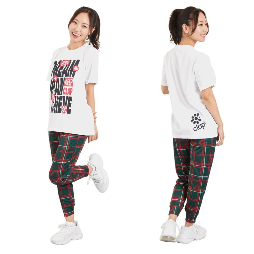 クラップCLAPドリームプランアチーブティーレディーススポーツアパレルトレーニングフィットネス女性CTS25084