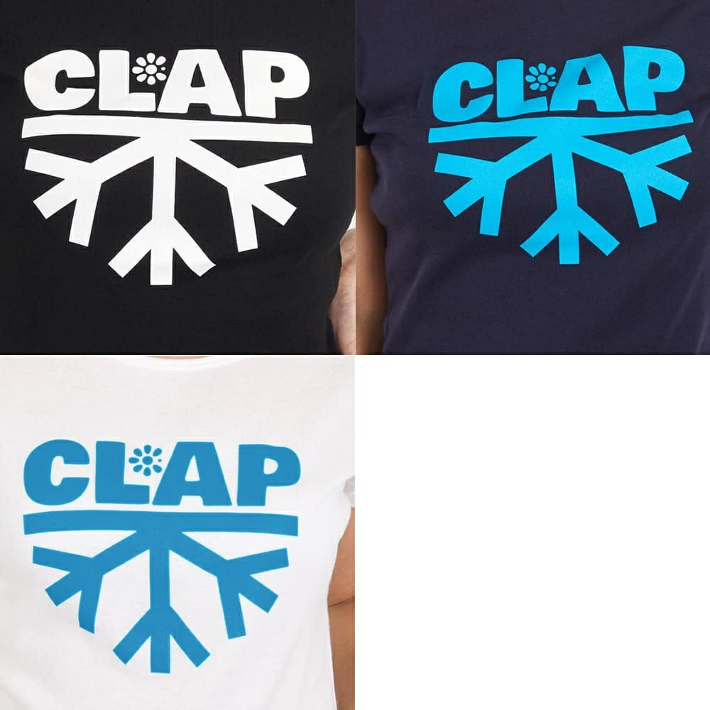 クラップCLAPスノーフレークスリムティーレディーススポーツアパレルトレーニングフィットネス女性CTS25085