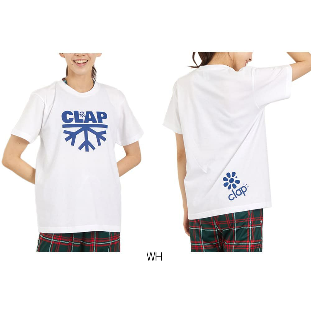 クラップCLAPスノーフレークティーレディーススポーツアパレルトレーニングフィットネス女性CTS25086