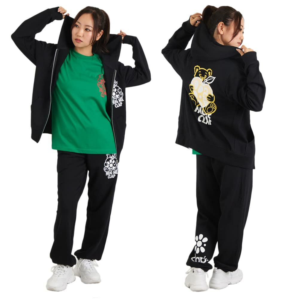 クラップCLAPハグミージップフーディーレディーススポーツアパレルトレーニングフィットネス女性CP25001