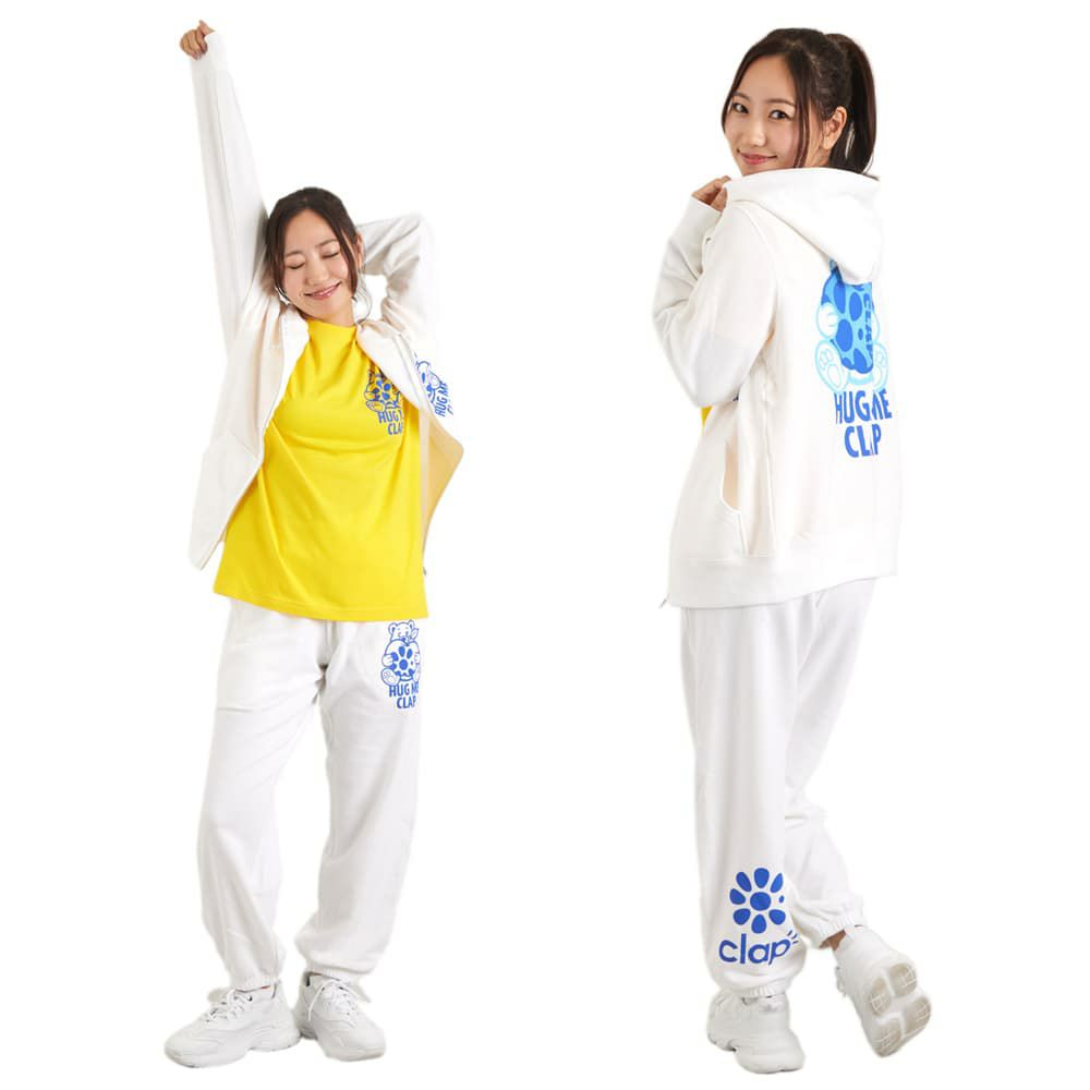 クラップCLAPハグミージップフーディーレディーススポーツアパレルトレーニングフィットネス女性CP25001