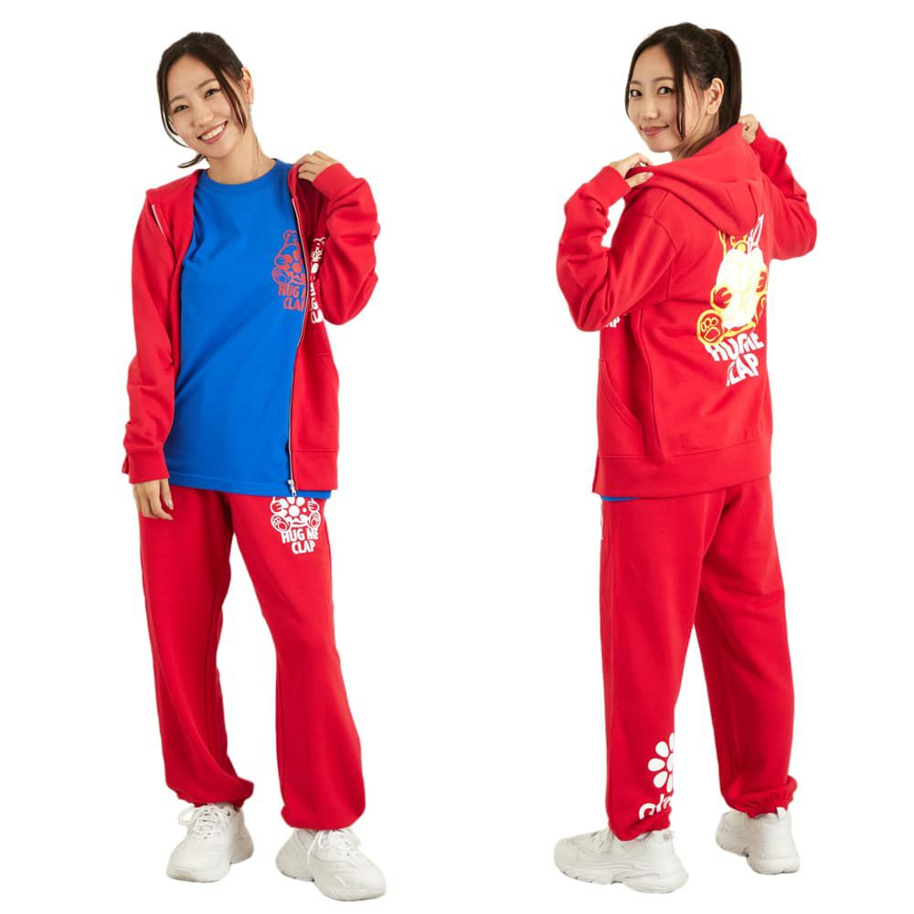 クラップCLAPハグミージップフーディーレディーススポーツアパレルトレーニングフィットネス女性CP25001