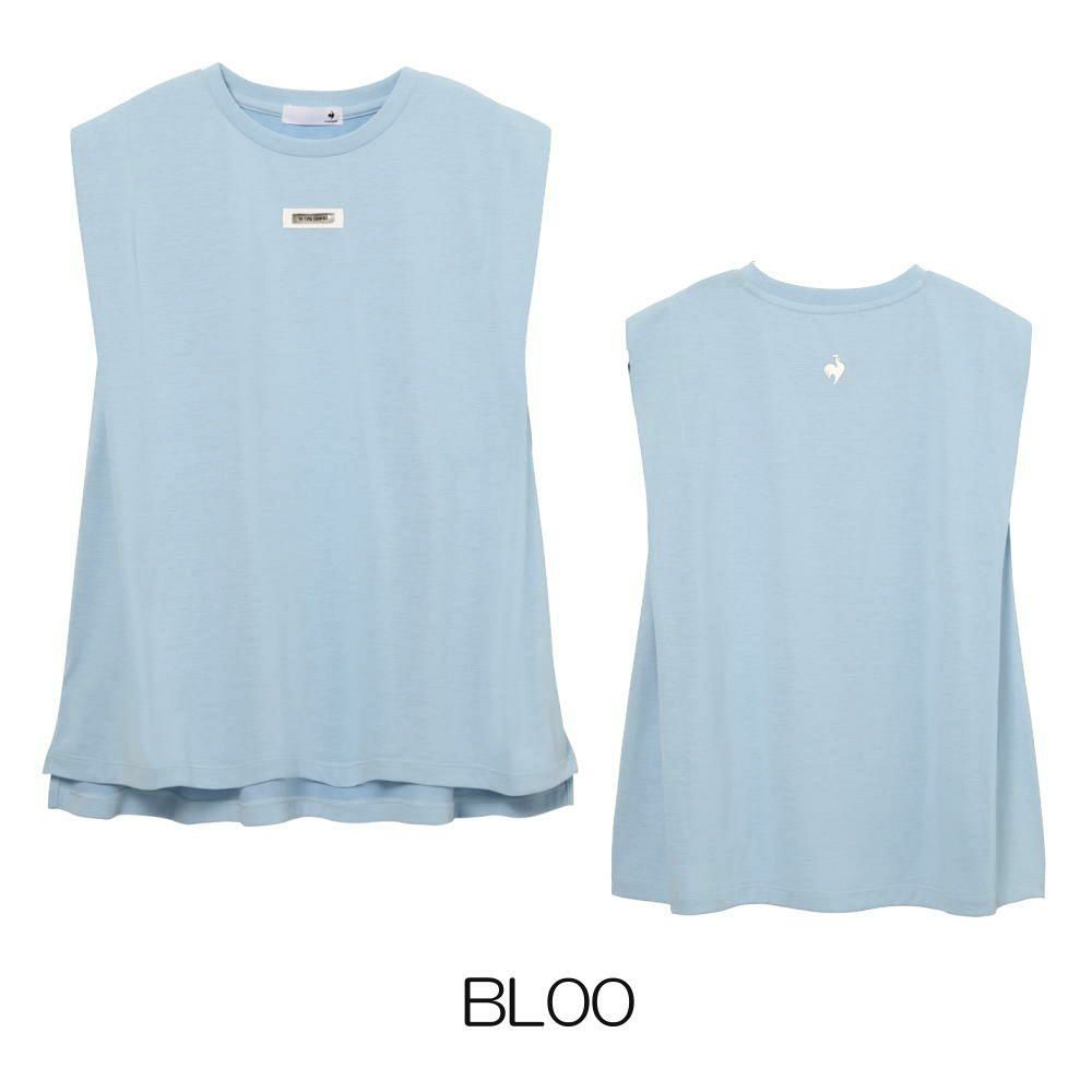 ルコックスポルティフlecoqsportif汗染み軽減細見えノースリーブシャツレディーススポーツウェア女性2026年春夏モデルLZ6SHT01L