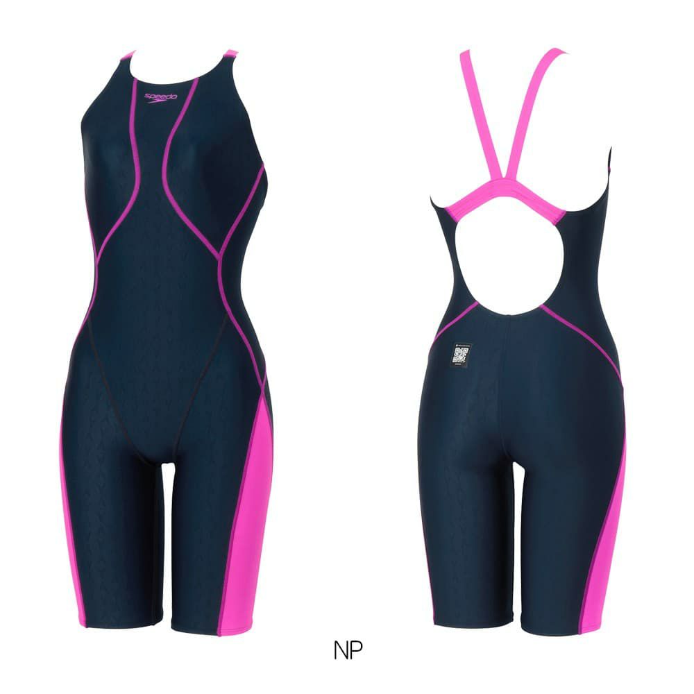 スピードSPEEDO競泳水着レディースWA承認モデルフレックスシグマニューオープンバックニースキン1オールインワンFLEXΣν2026年春夏モデルSCW12601Ffinaマークあり