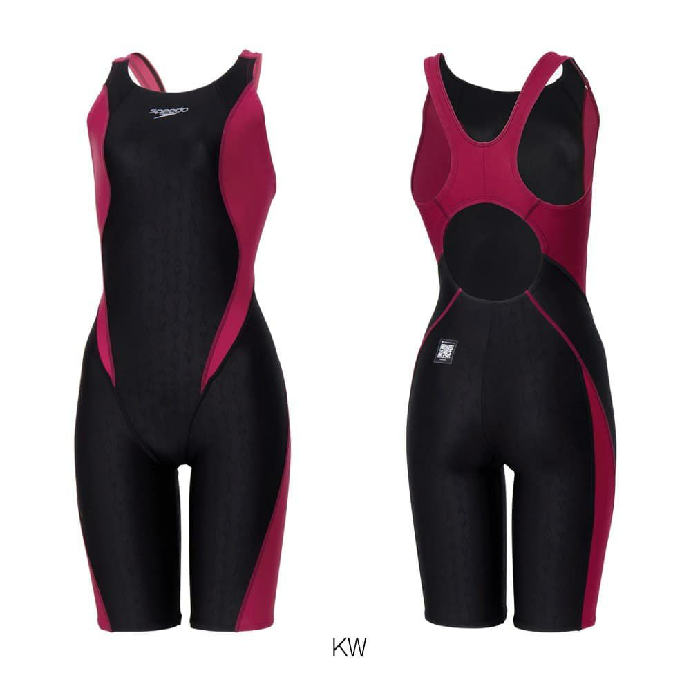 スピードSPEEDO競泳水着レディースWA承認モデルフレックスシグマニューセミオープンバックニースキン2オールインワンFLEXΣν2026年春夏モデルSCW12602Ffinaマークあり