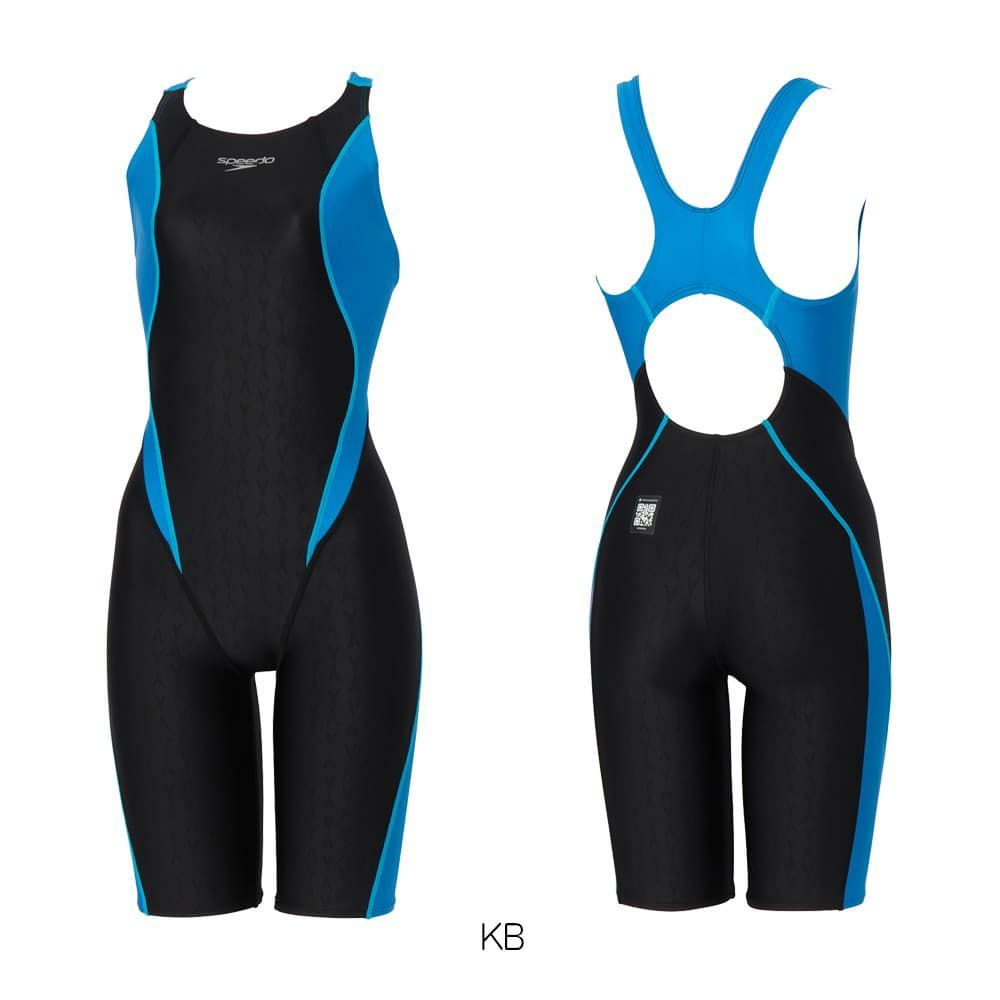 スピードSPEEDO競泳水着レディースWA承認モデルフレックスシグマニューセミオープンバックニースキン2オールインワンFLEXΣν2026年春夏モデルSCW12602Ffinaマークあり