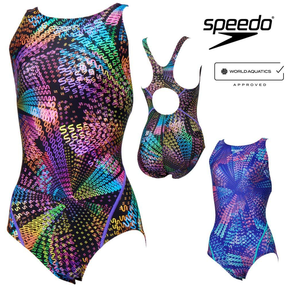 スピードSPEEDO競泳水着レディースWA承認モデルフレックスシグマニューコンフォカットスーツFLEXΣν2026年春夏モデルSCW02608Ffinaマークあり