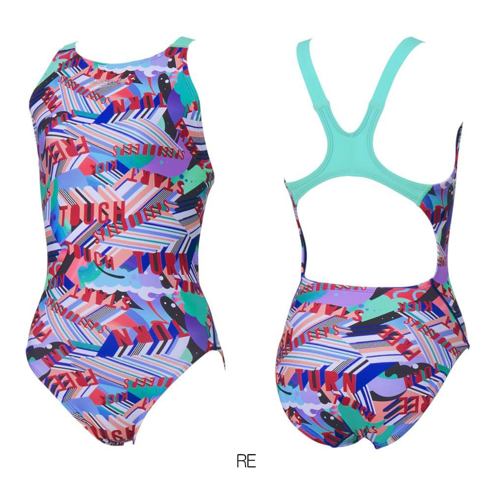 スピードSPEEDO競泳水着練習用水着レディースワーディングストライプスターンズワイドストラップスーツENDURANCEECO競泳練習水着2026年春夏モデルSTW02606