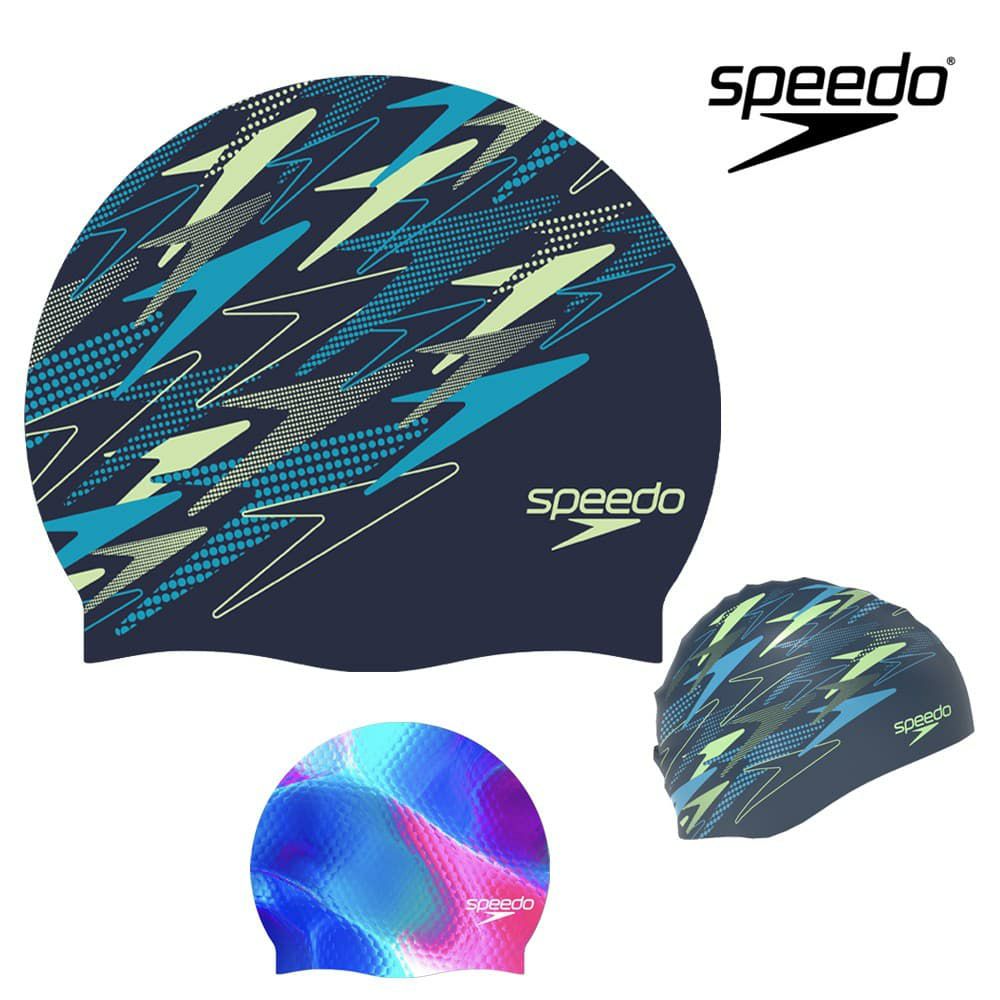 スピードSPEEDO水泳プリントシリコーンキャップスイムキャップ水泳小物2026年春夏モデルSE12615