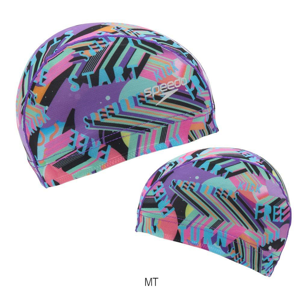 スピードSPEEDO水泳ワーディングストライプスメッシュキャップスイムキャップ水泳小物2026年春夏モデルSE12606