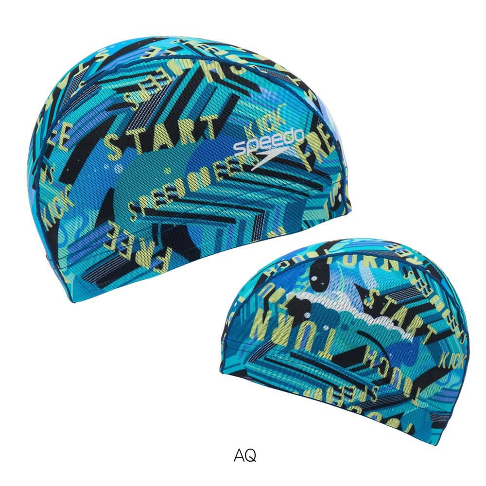 スピードSPEEDO水泳ワーディングストライプスメッシュキャップスイムキャップ水泳小物2026年春夏モデルSE12606