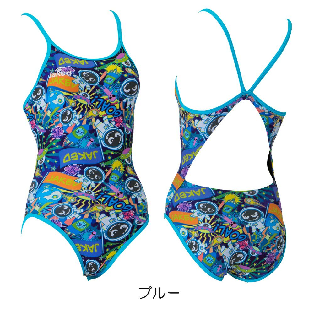 Jakedジャケッド競泳水着練習用水着レディースJ-FORTEXジェイ・フォルテックスハイパーバックスーツ競泳練習水着830364F