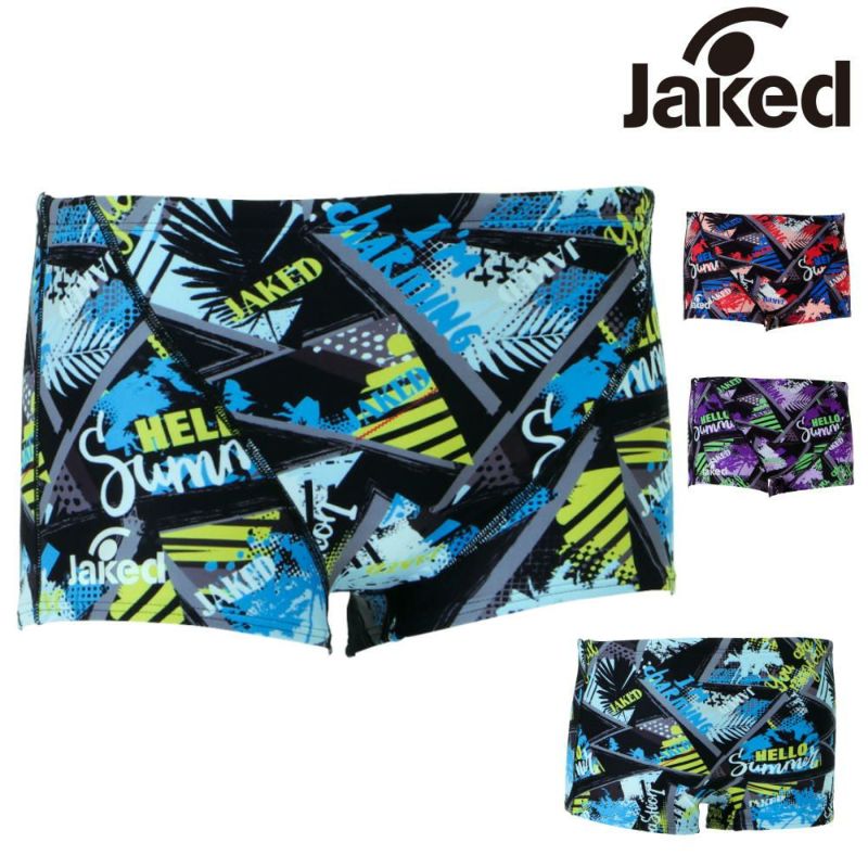 Jakedジャケッド競泳水着練習用水着メンズJ-FORTEXジェイ・フォルテックスショートスパッツ競泳練習水着830392F
