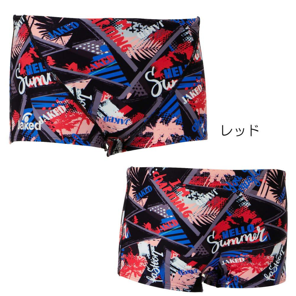 Jakedジャケッド競泳水着練習用水着メンズJ-FORTEXジェイ・フォルテックスショートスパッツ競泳練習水着830392F