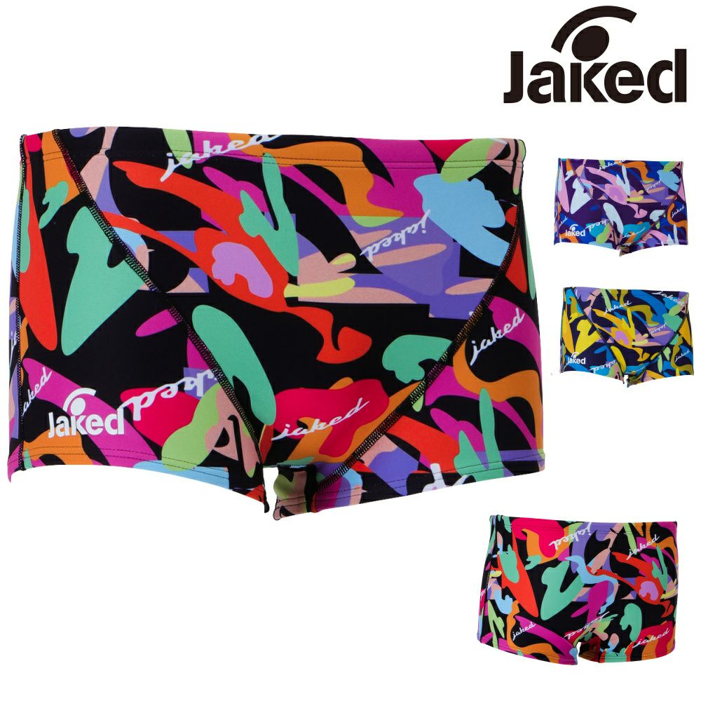 Jakedジャケッド競泳水着練習用水着メンズJ-FORTEXジェイ・フォルテックスショートスパッツ競泳練習水着830394F
