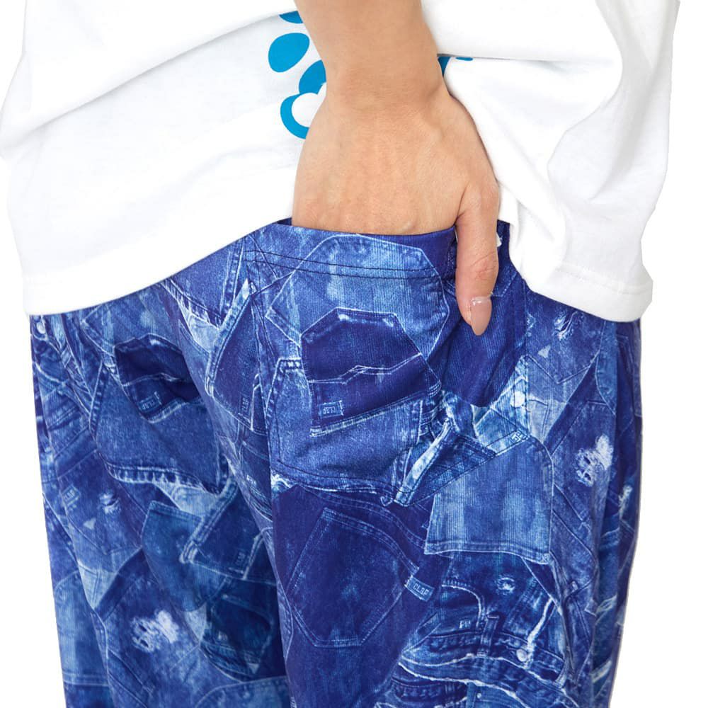 クラップCLAPデニムポケットイージーレディーススポーツアパレルトレーニングフィットネス女性CE25035