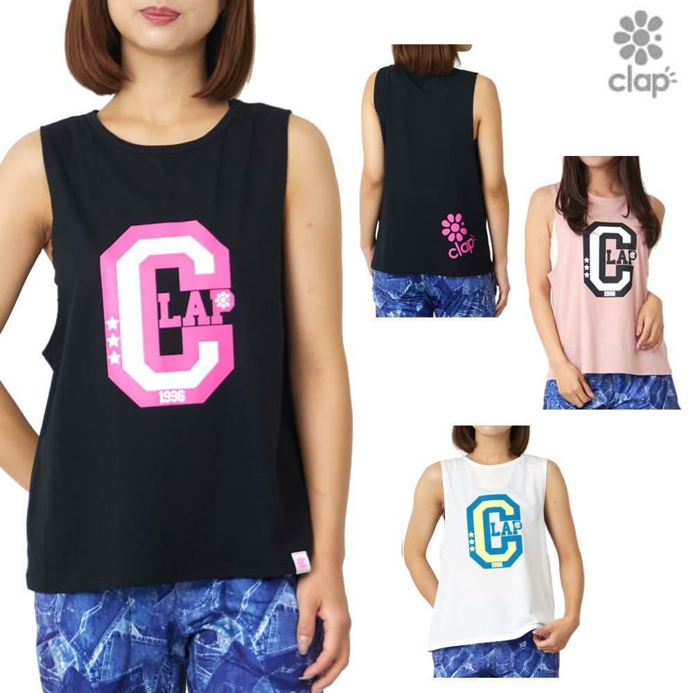 クラップCLAPシークラップボックスタンクレディーススポーツアパレルトレーニングフィットネス女性CTS25091