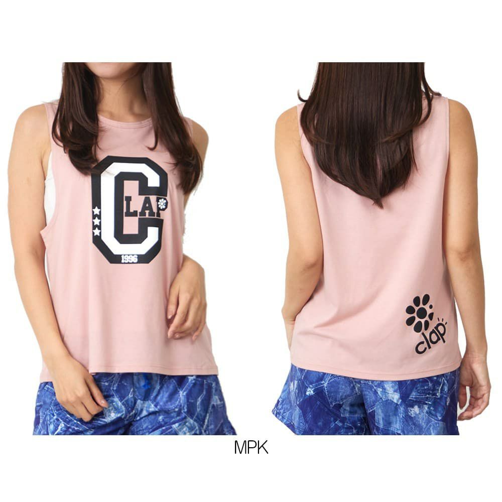 クラップCLAPシークラップボックスタンクレディーススポーツアパレルトレーニングフィットネス女性CTS25091