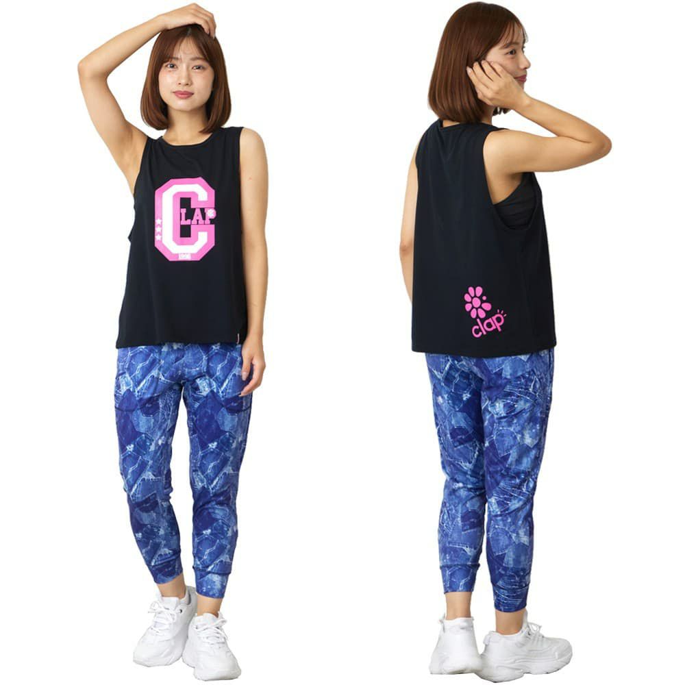 クラップCLAPシークラップボックスタンクレディーススポーツアパレルトレーニングフィットネス女性CTS25091