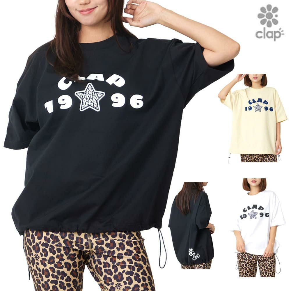 クラップCLAPスタークラップ1996コードTシャツレディーススポーツアパレルトレーニングフィットネス女性CTS26004
