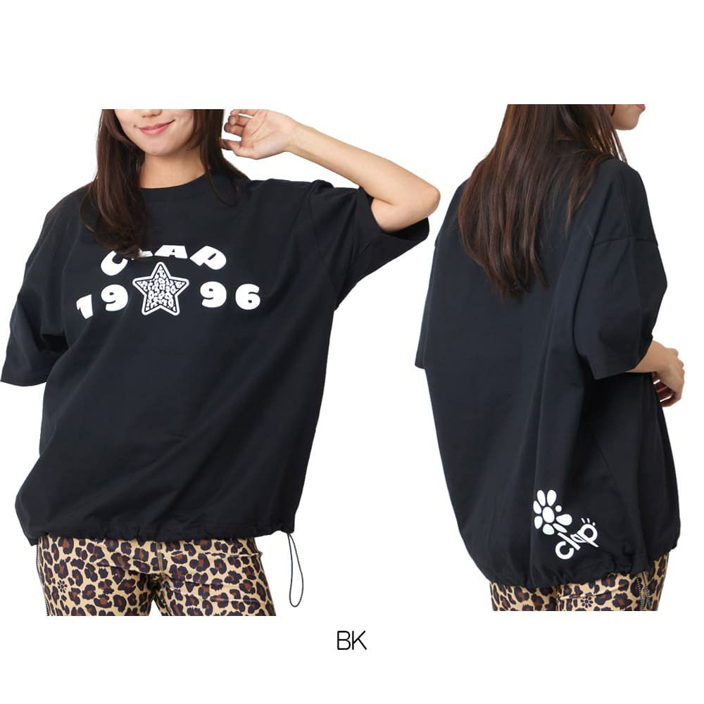 クラップCLAPスタークラップ1996コードTシャツレディーススポーツアパレルトレーニングフィットネス女性CTS26004