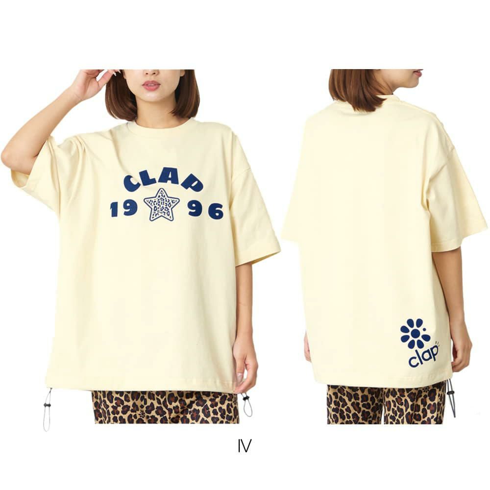 クラップCLAPスタークラップ1996コードTシャツレディーススポーツアパレルトレーニングフィットネス女性CTS26004