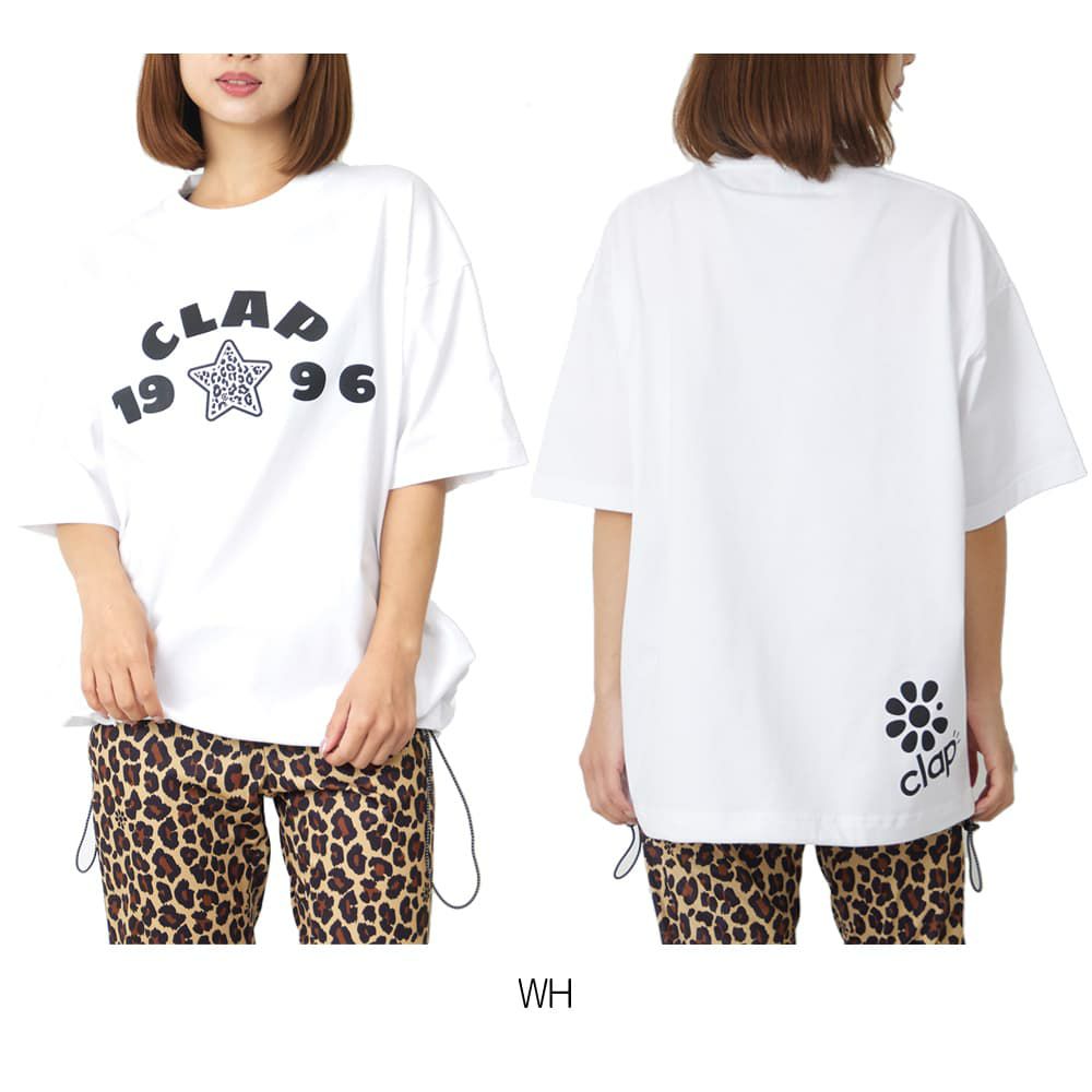 クラップCLAPスタークラップ1996コードTシャツレディーススポーツアパレルトレーニングフィットネス女性CTS26004