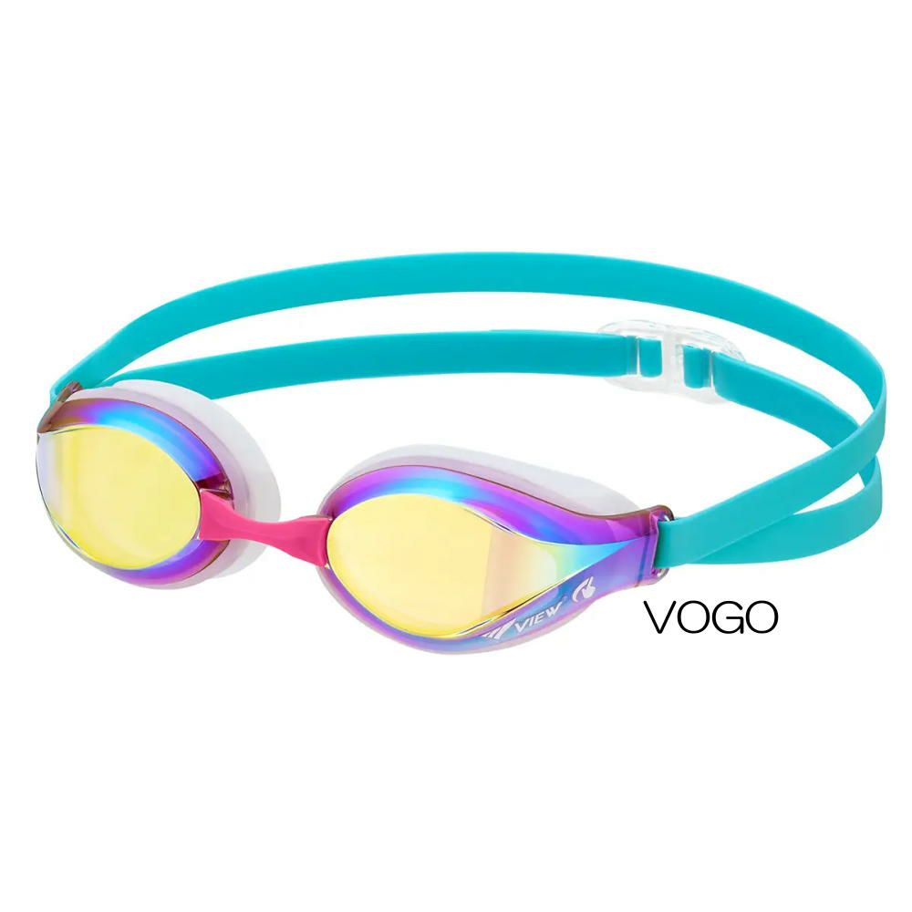 VIEWスイミングゴーグルクッション付きジュニアミラータイプTRYトライV260JSAM