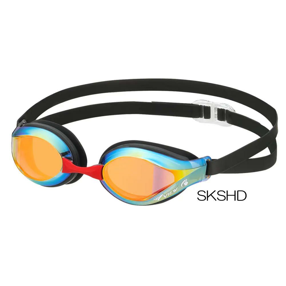 VIEWスイミングゴーグルクッション付きジュニアミラータイプTRYトライV260JSAM