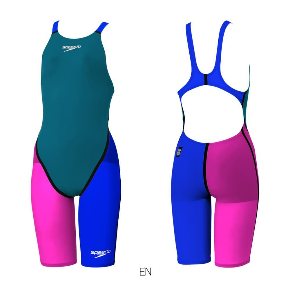スピードSPEEDO競泳水着レディースWA承認モデルファストスキンプロ3オープンバックニースキンオールインワンLZRPurePulse2026年春夏モデルSCW12101FHfinaマークあり