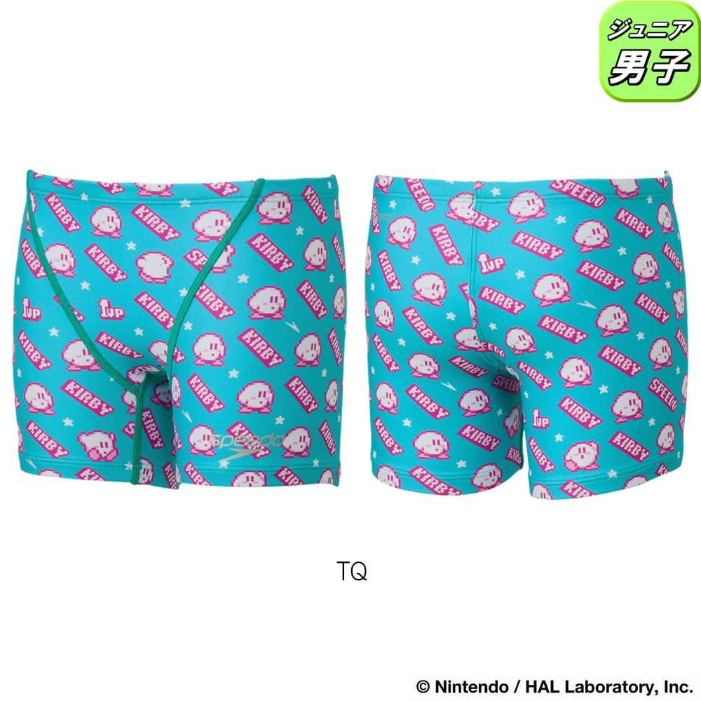 スピードSPEEDO競泳水着練習用水着ジュニア男子カービィ1アップクラシックターンズハーフボックスENDURANCEECO競泳練習水着2026年春夏モデルSTB52603