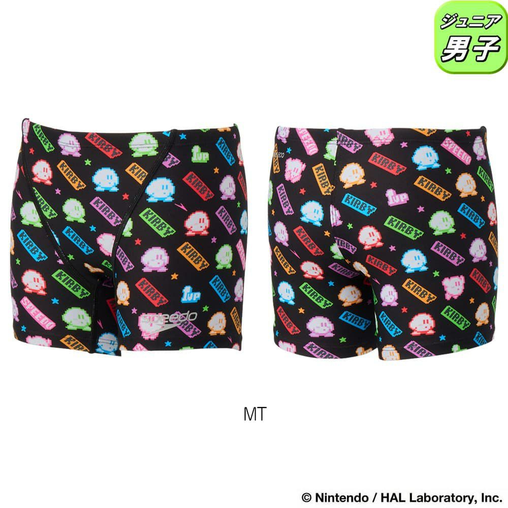 スピードSPEEDO競泳水着練習用水着ジュニア男子カービィ1アップクラシックターンズハーフボックスENDURANCEECO競泳練習水着2026年春夏モデルSTB52603