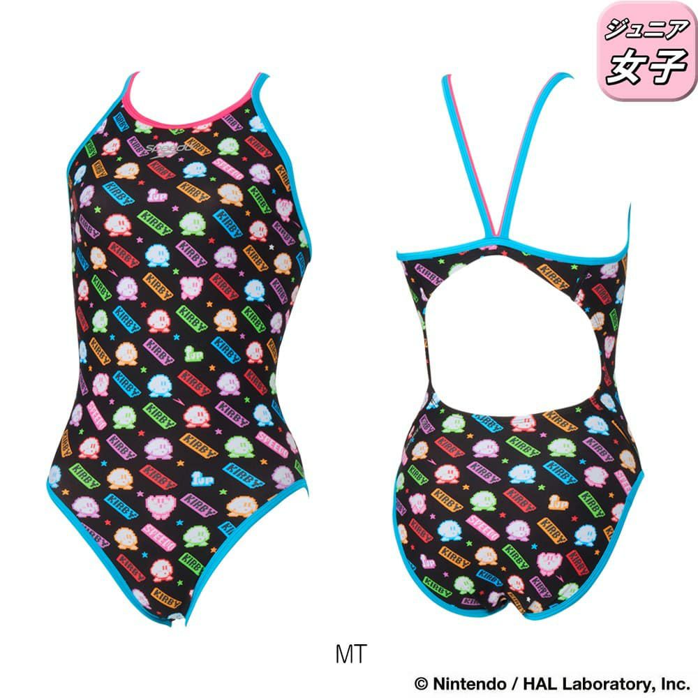 スピードSPEEDO競泳水着練習用水着ジュニア女子カービィ1アップクラシックターンズスーツENDURANCEECO競泳練習水着2026年春夏モデルSTG02603